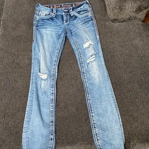 Rock Revival Mertie Size 26 Straight Leg Jeans